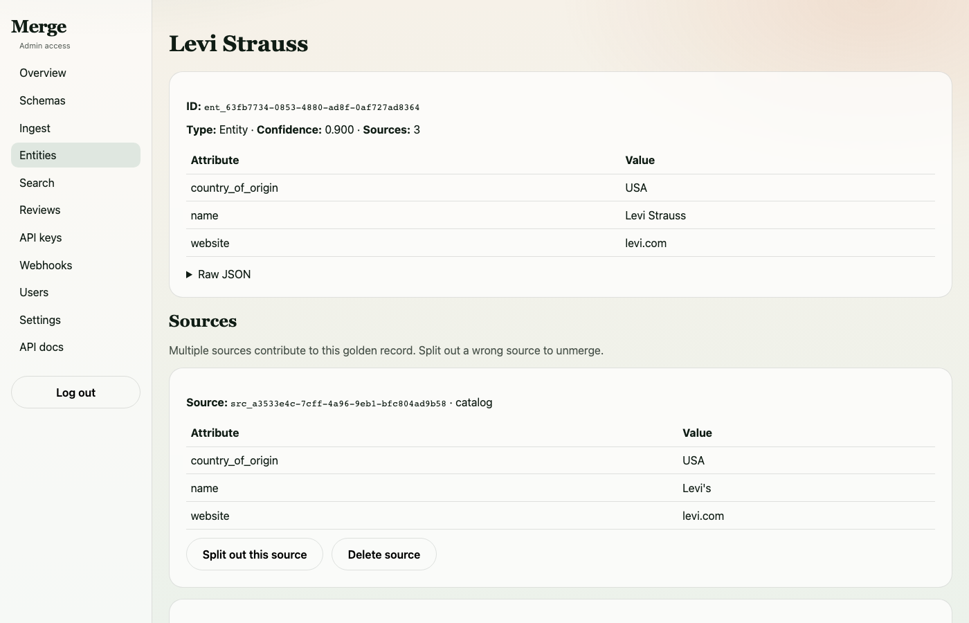 Levi Strauss brand — 3 sources merged