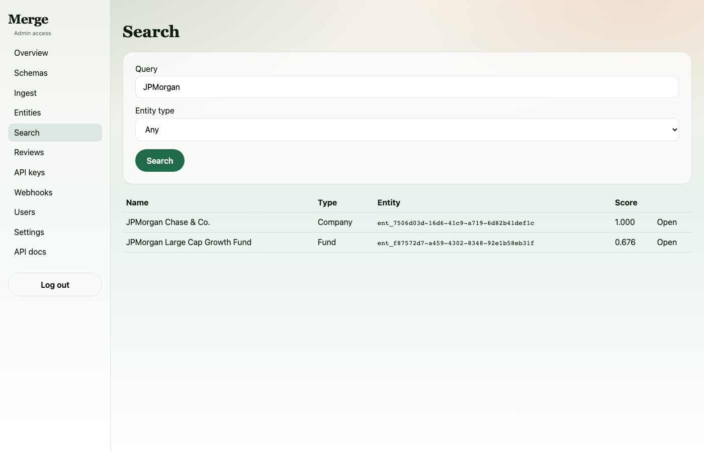 Search results for JPMorgan